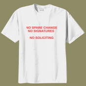 NO SOLICITING  -White